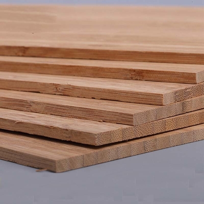 Revestimento de bambu contínuo natural para a mobília exterior da casa do parque do Decking