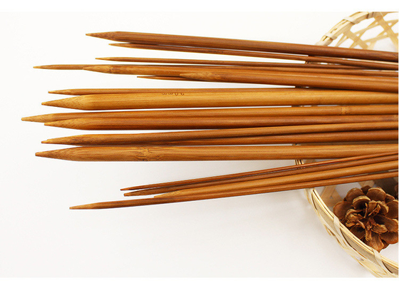 grupo de bambu circular de bambu das agulhas de crochê das agulhas de confecção de malhas 12pcs