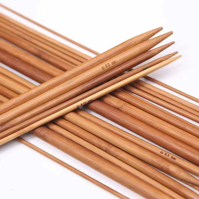 grupo de bambu circular de bambu das agulhas de crochê das agulhas de confecção de malhas 12pcs
