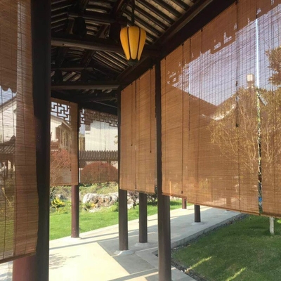 1.8m Bambu Roller Blinds Casa Decoração Janela Bambú Roll Up Roman Shutter