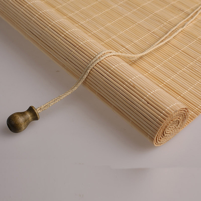 cortina colorida personalizada proteção solar cega de bambu do rolo de 1.8m para a casa