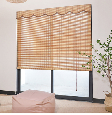 o rolo de bambu 2m impermeável da veneziana de 1.5m cega acima Sun Roman Bamboo Blinds tecido prova