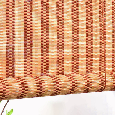 o rolo de bambu 2m impermeável da veneziana de 1.5m cega acima Sun Roman Bamboo Blinds tecido prova