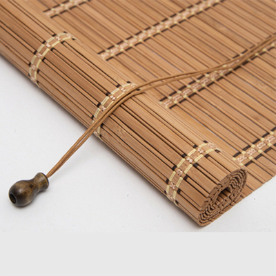 As cortinas de bambu das cortinas das cortinas do Matchstick da prova de Sun fora rolam acima o estilo clássico