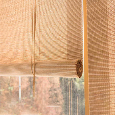 do rolo manual ambientalmente de bambu do caramanchão das máscaras do rolo de 1m cortinas de bambu