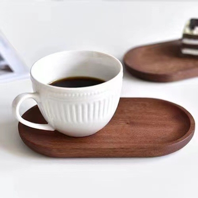 Porta-copos de bambu em branco pequeno poroso para vaso de plantas suculentas bandeja de 3,2 polegadas
