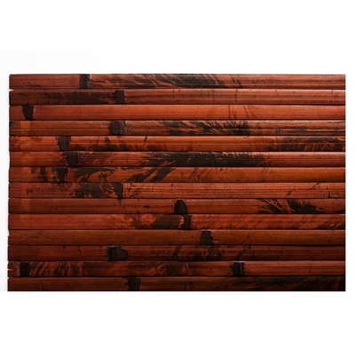 Painéis de bambu natural Painéis de revestimento de parede flexíveis Para decoração de sala de estar, azulejos de teto Cozinhas ao ar livre