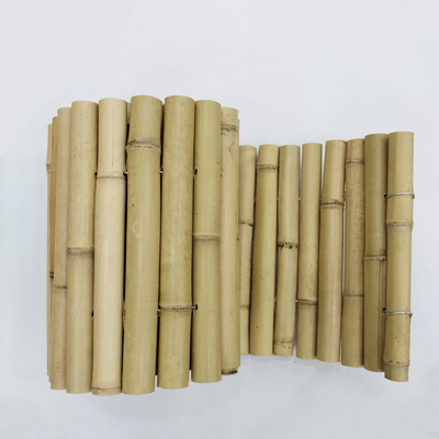 Cercas curtas de bambu Paisagem ao ar livre Fronteira decorativa flexível