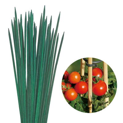 Natureza Bamboo Flower Stick Para arranjo de jardim Tintura Bamboo Stick Flower Support