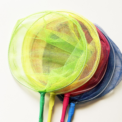 Rede de borboletas Multicolor Decorativo Crianças Bamboo brinquedo Mão de Insecto Rede de pesca Para Crianças