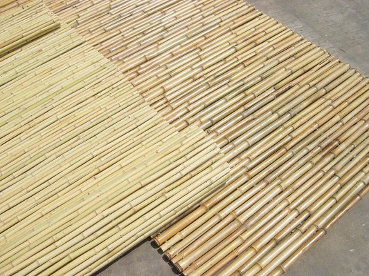 Cercas de bambu orgânico para privacidade e decoração ao ar livre
