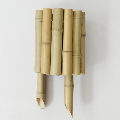 Cerca de borda de bambu natural elegante para uma bela borda de jardim