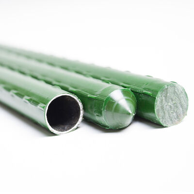 Estacas de Metal Revestidas de Plástico Estacas Verdes de Jardim para Suporte de Plantas Trepadeiras Paisagismo Cercas