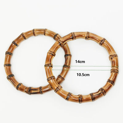 Materiais primários artesanais de raiz de bambu natural feitos à mão para decoração de jardim e casa