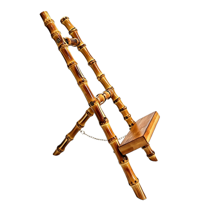 Suporte para Celular e Tablet de Bambu Natural Feito à Mão no Atacado de Fábrica, Acessório Artesanal de Bambu para Mesa e Decoração de Home Office