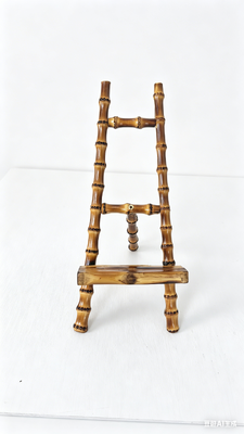 Suporte para Celular e Tablet de Bambu Natural Feito à Mão no Atacado de Fábrica, Acessório Artesanal de Bambu para Mesa e Decoração de Home Office
